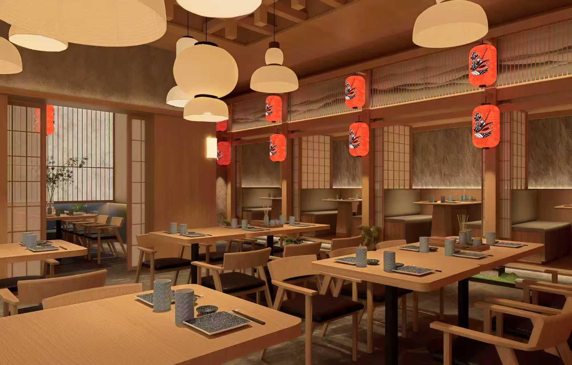 Japanese restaurant dining room